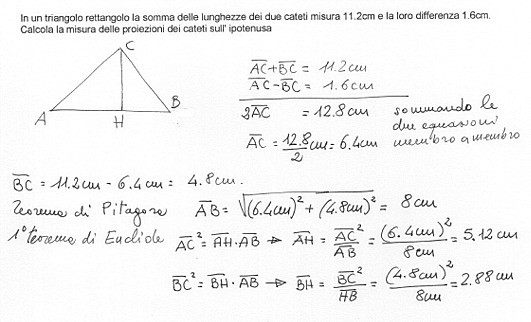 Come Si Calcola Il Cateto Di Un Triangolo Rettangolo