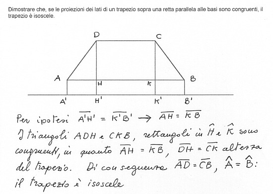 Come Trovare Le Basi Di Un Trapezio Isoscele