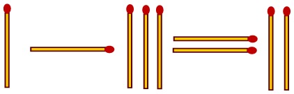 Immagine del gioco coi fiammiferi