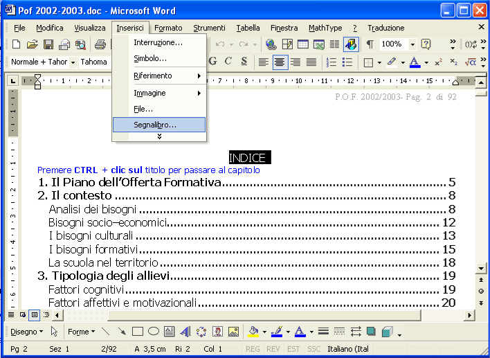 Come Creare un Indice in Word (con Immagini) - wikiHow