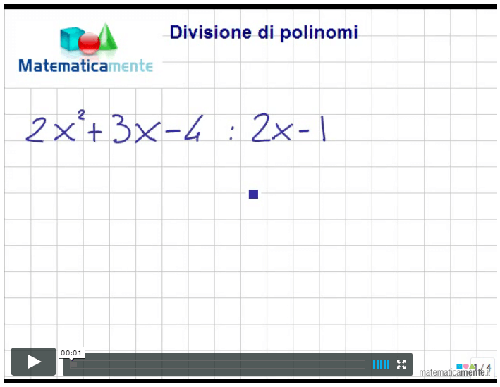 Divisione tra polinomi - Matematicamente