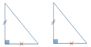 Primo criterio di congruenza dei triangoli rettangoli