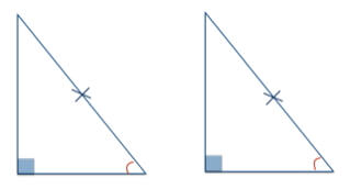 Quarto criterio di congruenza dei triangoli rettangoli