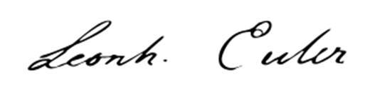 Firma di Eulero Firma di Eulero