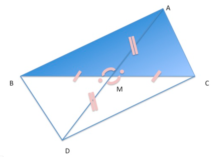 In Un Triangolo Abc Prolunga La Mediana Am Di Un Segmento Md Congruente A Ma Matematicamente