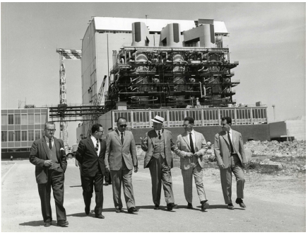 Mattei alla centrale Nucleare di Latina Mattei alla centrale Nucleare di Latina